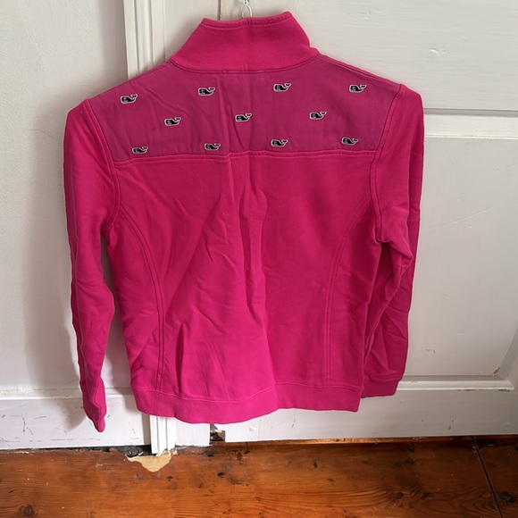 Pink vineyard vines shep shirt quarter zip - Picture 2 of 3